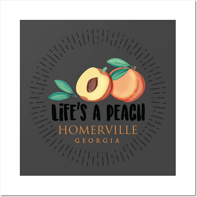 Life's a Peach Homerville, Georgia Wall Art by Gestalt Imagery